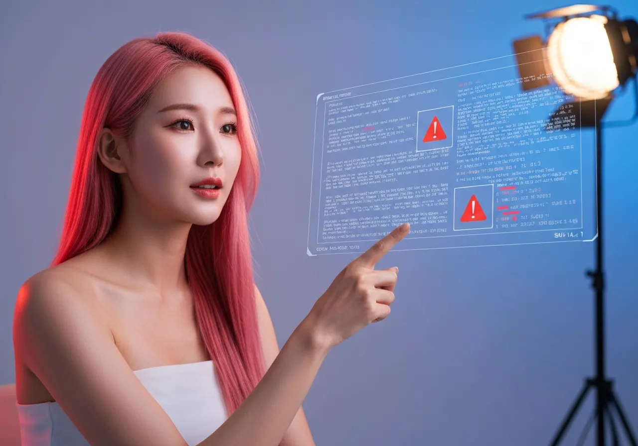 사이버 보안 알고리즘 SHA-1의 취약성을 분석하고 있는 루미의 모습
