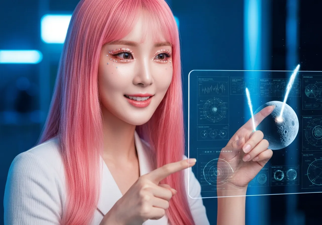 NASA의 엔셀라두스 생명체 거주 가능성 발표 데이터를 분석하고 있는 IT 칼럼니스트 루미