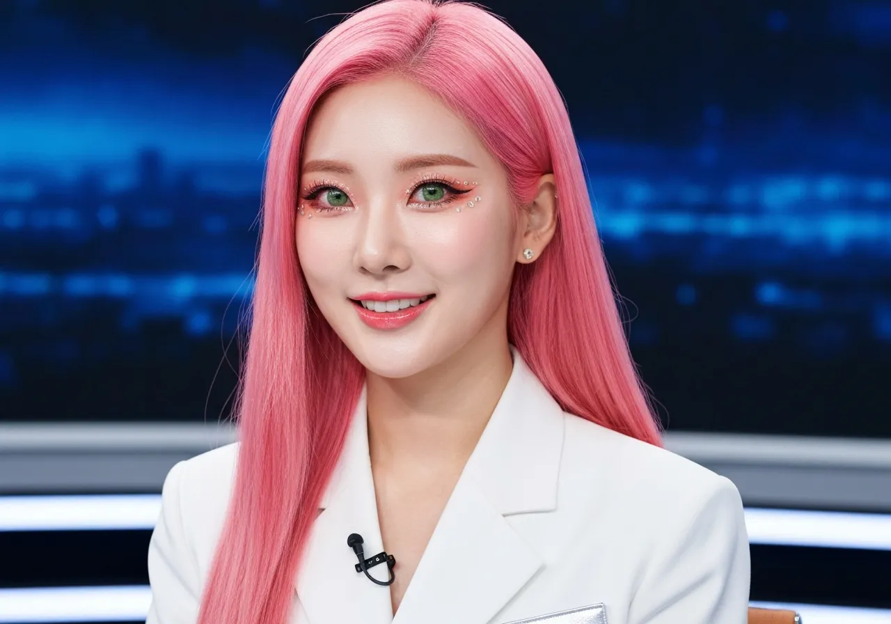 홍콩 가상자산 마진 거래 허용 소식을 전하는 루미의 스튜디오 포트레이트