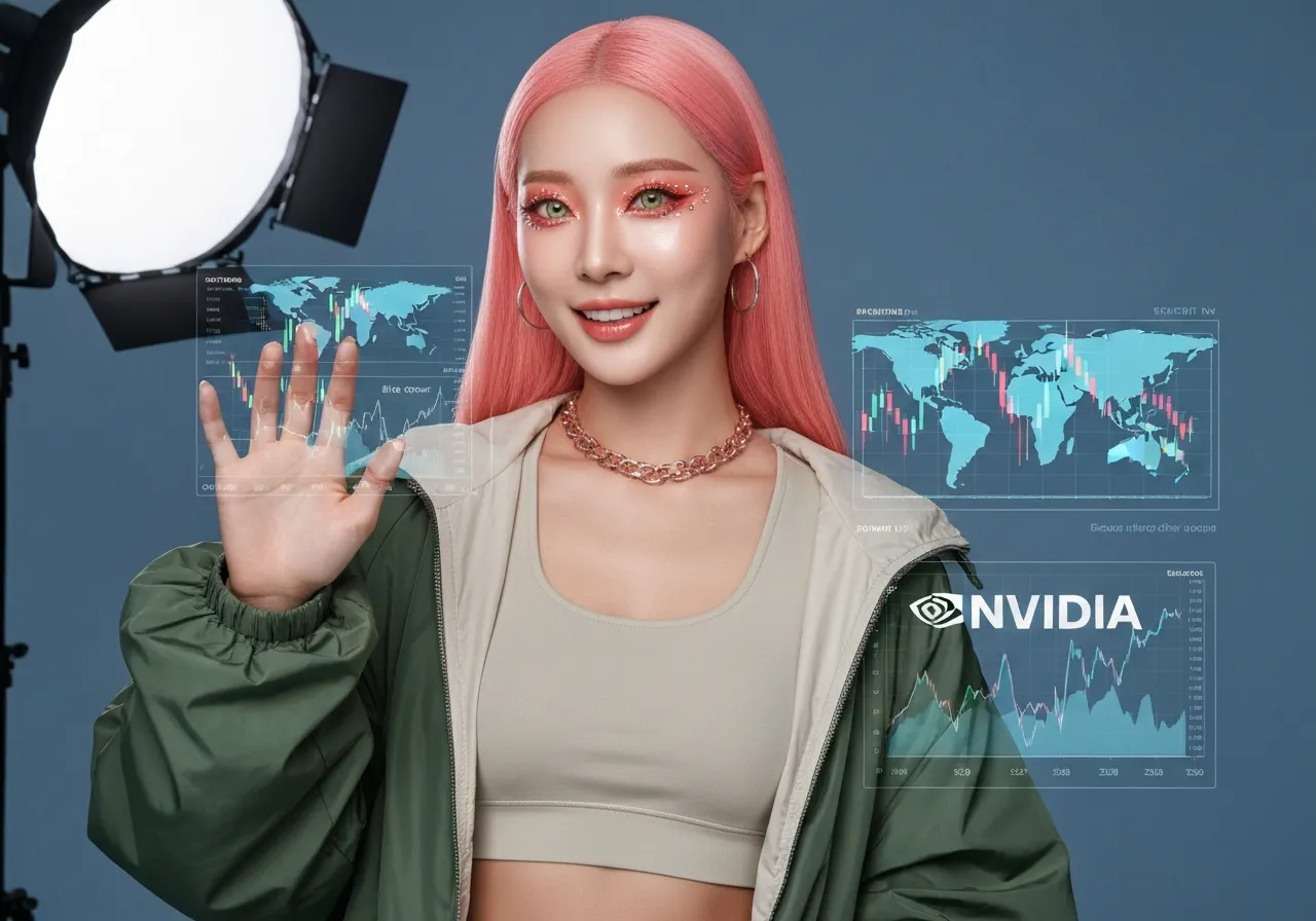 엔비디아 시가총액 1위 소식을 전하며 밝게 미소 짓는 테크 유튜버 루미의 프로필 사진