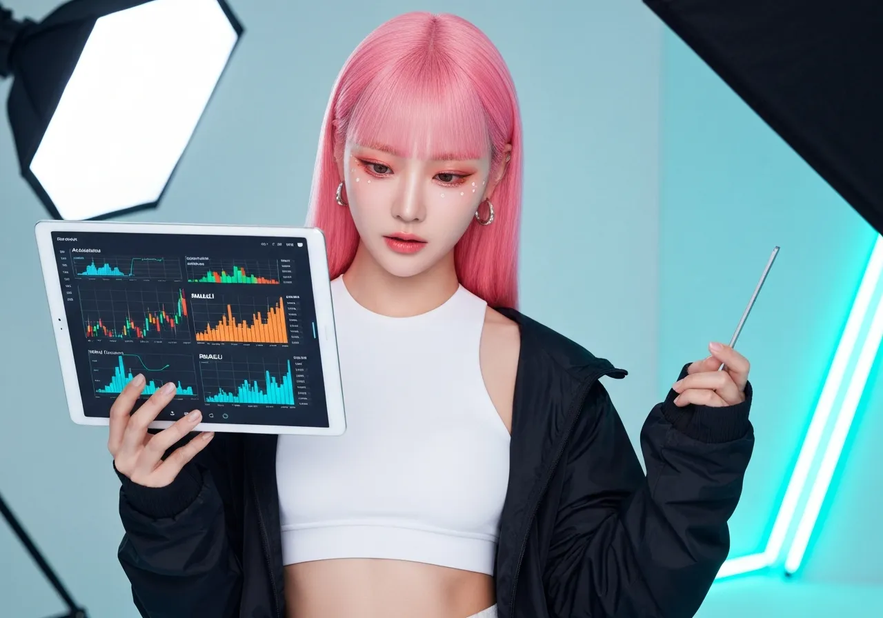 중국 빅테크 규제와 알리바바 바이두 데이터를 분석하는 루미의 모습