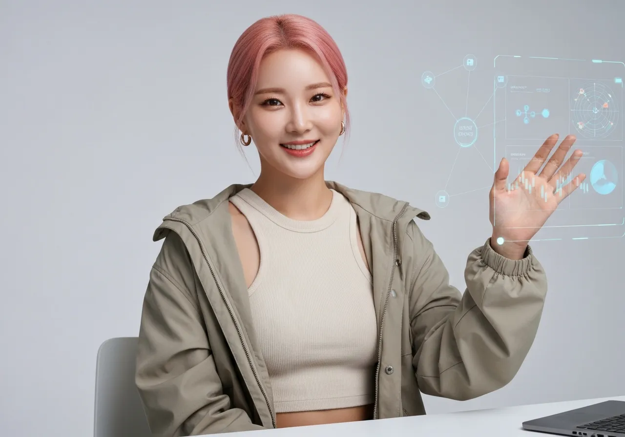 예측 시장의 변화에 대해 설명하는 루미의 모습