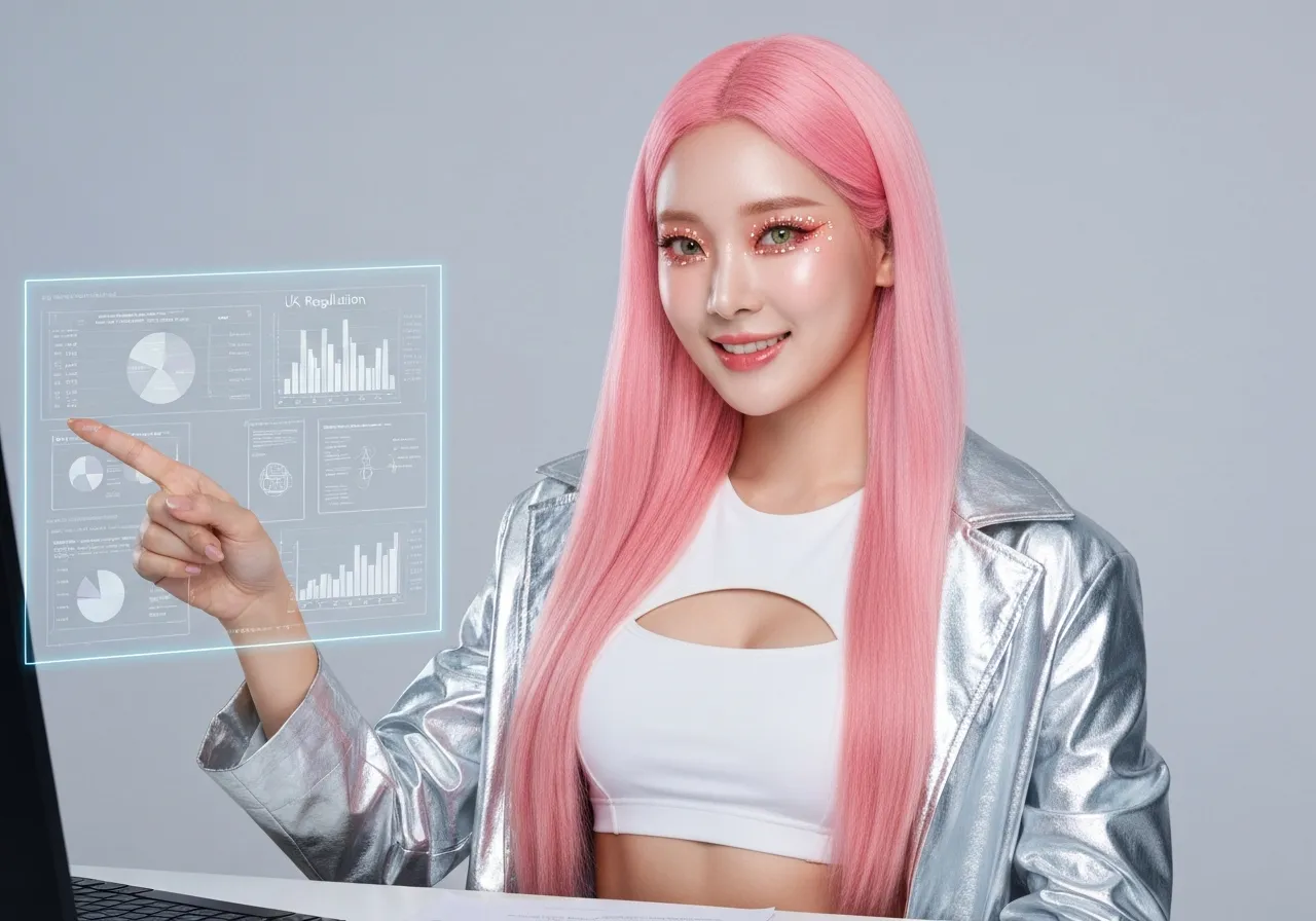영국 소셜 미디어 규제안에 대해 설명하는 루미의 모습