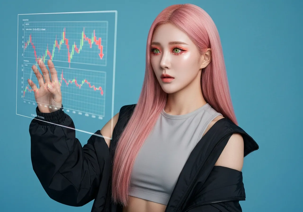 AI 거품론과 시장 불확실성을 분석하는 루미의 모습